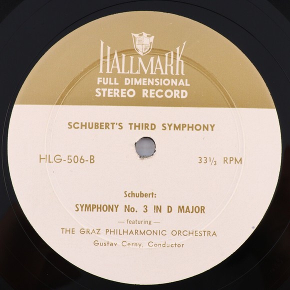 Schubert, Symphony No. 8 In B Minor, No. 3 In D Major LP Record Hallmark HLG 506 - Picture 14 of 16